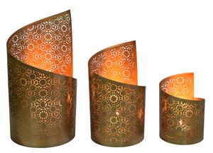 ชุดเชิงเทียนทรงเสา 2 ชิ้น งานเหล็กฉลุลายโบราณ ทำมือ สำหรับตกแต่งบ้านในวันคริสต์มาสและวันวาเลนไทน์ - Product Image 6