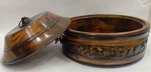 Boîte Chapati ronde en bois de haute qualité Design moderne maison hôtel Restaurant conteneur meilleure qualité casseroles vente chaude inde - Product Image 3