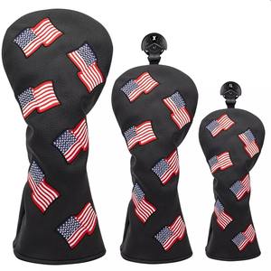 2025 Top Selling Leather Golf <b>Head</b> <b>Cover</b> Dust-resistant Protective <b>Cover</b> for Driver Fairway Wood Hybrid Clubs Golf Headcover - Product Image 2