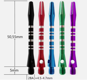 Ejes de dardos de metal ranurados de primera calidad profesional para dardos de primera calidad Experiencia de agarre y durabilidad superiores - Product Image 1