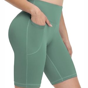Nuevos pantalones cortos de yoga demandables 2025 para mujer, mallas transpirables de alta calidad, sin costuras, cintura alta - Product Image 6