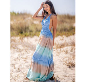 ชุดโบโฮชายหาดผู้หญิงสไตล์โบฮีเมียนชุดโบฮีเมียนแบบใหม่มัดย้อมแบบโบฮีเมียนจากอินเดียสินค้าออก2024 - Product Image 3