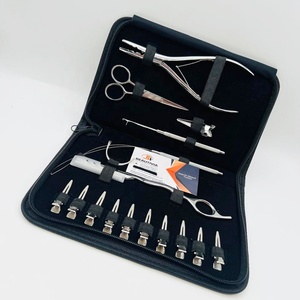 Đa chức năng Remy tóc mở rộng Công cụ tạo kiểu tóc Kit thép không gỉ plier dao cạo phần clip vòng móc phụ kiện tạo kiểu tóc - Product Image 4