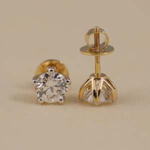 ต่างหูเพชรทรงเหลี่ยมเจียระไนแบบ Brilliant ที่เพาะเลี้ยงในห้องปฏิบัติการ น้ำหนักรวม 2.00 กะรัต ความสะอาดระดับ VS1 สี F เงินสเตอร์ลิง พร้อมตัวเลือกเคลือบทอง ดีไซน์หรูหรา สง่างาม - Product Image 6