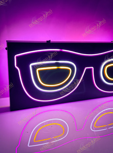 Customized LED Shop Design <b>Acrylic</b> Eyewear Display <b>Board</b> for Sunglasses and Eyeglasses Optica Store <b>Sign</b> <b>Board</b> - Product Image 4