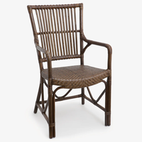 Vente en gros de chaise de salle à manger en rotin naturel Vietnam Bon prix Design intemporel pour meubles de cuisine et de salle à manger de bar