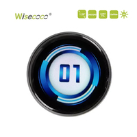 Pantalla Inteligente con Perilla de Control de 1.28 Pulgadas, 350 Nits, Diámetro de 47 mm, Rotación y Presión, Esquema de Control con Codificador Rotatorio