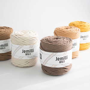 Hilo de rayón de algodón y poliéster Jemilli (500g) Hilo de dedo para tejer a ganchillo Corea del Sur Hilo pastel suave combinado de alta calidad - Product Image 5