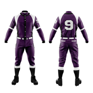 Uniforme de Béisbol Transpirable con Tela de Secado Rápido para Juegos al Aire Libre, Uniforme de Béisbol con Acabado Suave - Product Image 1