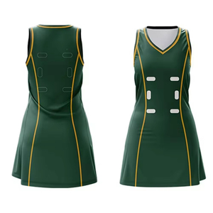 High Quality Polyester Netball Dress for Adults Breathable Sports Wear Top Design Women's Uniform for Summer Netball Uniform - Product Image 3