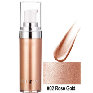 Premium Quality Liquid Highlighter Rose Gold Makeup Private Label Custom Logo Face and Body Cream Available in Bulk Quantity - Product Image 1