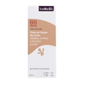 BB Cream Tonalità Scura SPF 25 Benesk 50ml - Product Image 1