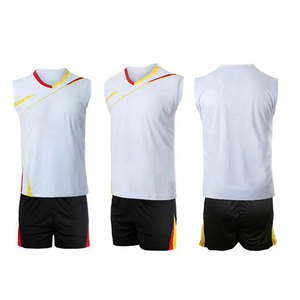 Sus uniformes de voleibol personales con personalización propia, número de equipo y nombre, conjunto corto de camiseta de voleibol sublimada - Product Image 4