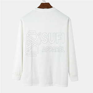Sweat-shirts d'hiver pour hommes, col rond, couleur unie, décontractés, tricotés, coupe régulière, 100% coton, impression numérique, écologiques - Product Image 2