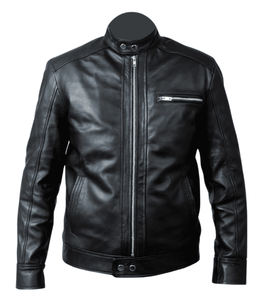 Chaqueta de piel auténtica de diseñador informal de alta calidad personalizada, chaqueta de moda de invierno transpirable con cuello levantado de estilo clásico Esprit - Product Image 1