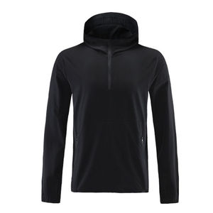 OEM <b>1</b>/4 Zipper Cotton Blended Oversize Cotton Hoodie Plain Turtleneck Unisex Crew Quarter Half <b>Zip</b> <b>Sweatshirt</b> Thermal Customized - Product Image 6