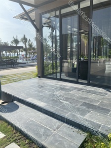 Dalles personnalisées en pierre bleue à frotter rugueux Vente Pavé de surface en carrelage pour chaussée extérieure - Product Image 5