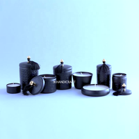 Support de bougie personnalisé en acier inoxydable, fait main, durable, écologique, pour décoration de maison et de mariage, pot vide pour le remplissage