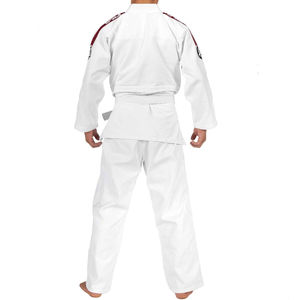 Uniforme de Kimono de BJJ de Alta Calidad 100% Algodón con Logotipo Personalizado, Diseño de Cintura Alta, Traje de Entrenamiento de Artes Marciales Unisex - Product Image 3