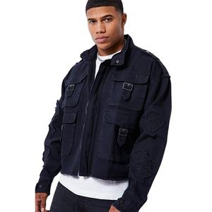 Nouvelle arrivée, veste multi-poches, streetwear, tendance, coupe classique, matière chaude pour l'hiver, vêtements décontractés, vestes pour hommes simples - Product Image 5
