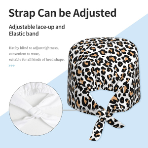 Bonnet de chirurgien en coton 100% personnalisé imprimé pour médecin, infirmière, dentiste, utilisation réglable, protection des cheveux élastique - Product Image 2