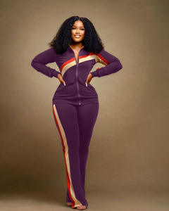 Sudadera corta con capucha de alta calidad personalizada OEM para mujer, ropa deportiva para correr, chándal, ropa de entrenamiento físico para gimnasio, conjunto de 2 piezas - Product Image 4