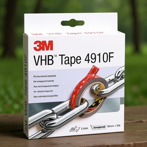 เทป 3M VHB รุ่น 4910F ฟิล์มและเทปอิเล็กทรอนิกส์แบบใส ความยาว 3 เมตร กว้าง 19 มม. 1 ม้วน - Product Image 3