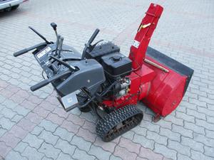 Souffleuse à neige professionnelle à essence sur chenilles rouges, avec moteur intégré, garantie 2 ans - Product Image 5