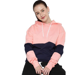 Fabricante de fábrica, logotipo personalizado, sudaderas con capucha para mujer, jersey con cordón, sudaderas con capucha y bolsillos para mujer - Product Image 1