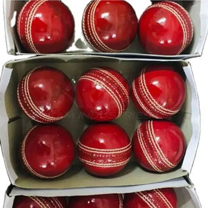 Pelota de Cricket de Alto Rendimiento, Costuras Resistentes, Superficie de Cuero, Ideal para Entrenamientos - Product Image 6