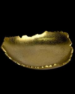 Bandeja DE SERVICIO DE ALUMINIO minimalista con forma personalizada, Fundición de Oro para bodas, hogar y hotel para fines decorativos-WB INC INDIA - Product Image 3