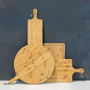 Tagliere Rotondo in Bambù Sostenibile Ukiyo, Blocco da Taglio Ecologico - Product Image 3