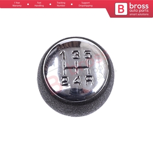 Palanca de cambios BSP661 de 5 velocidades, cromada y negra, para Berlingo Partner MK1 2403.T9 - Product Image 2