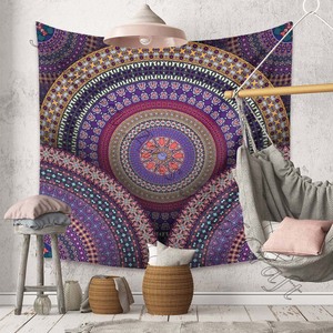 Tapisserie d'art Mandala pour décoration de la maison, tapisserie bohème à imprimé personnalisé, grande tapisserie - Product Image 6