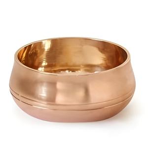 Bol en laiton pour décor de table moderne et unique fabriqué en Inde pour servir un bol victorien vintage - Product Image 4