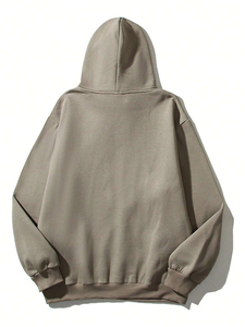 Mujeres Drop-shoulder, sudaderas con capucha para mujer Graphic Drawstring Thermal Lined Hoodie para Street Wear Sudadera con capucha de alta calidad - Product Image 4