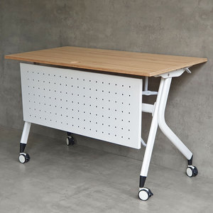 HBMS012 120x60cm <b>Foldable</b> Mobile <b>Desk</b> Minimalist Design Plywood with Protective Panel - Product Image 4