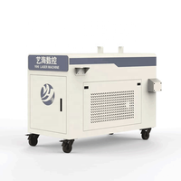 Soudeuse laser à fibre mobile industrielle 3000 W pour le soudage et la découpe sur site de joints en acier de construction lourde