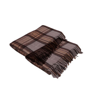 Promoción Cómoda manta de lana Mackller estampada en color sólido al mejor precio - Product Image 1