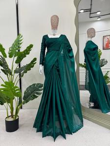 เสื้อเบลาส์และงานปักลายลูกไม้สำหรับงานแต่งงานชุดแฟนซีแบบใหม่ล่าสุด - Product Image 2