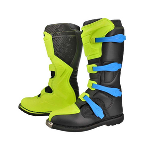 Zapatos de moto de piel auténtica para hombre, venta al por mayor, personalizados, de alta calidad, altura del tobillo, impermeables, diseño plano, goma, Invierno - Product Image 1