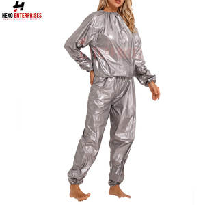 High Quality Wholesale Gym <b>Sauna</b> <b>Suit</b> Hot PVC for Weight Loss Fitness Exercise and Slimming Cotton Material for Home Use - Product Image 4