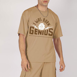 Ensemble de survêtement d'hiver léger pour homme en deux pièces, tissu respirant en coton et polyester, manches courtes, taille élastique, poches latérales - Product Image 6