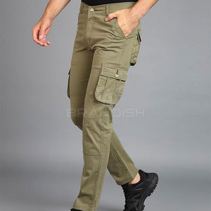 Pantalons cargo Offres Spéciales en usine pour hommes Pantalons cargo en coton pour hommes avec polaire Pantalons cargo chauds pour hommes délavés - Product Image 3