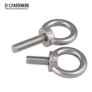 Pernos de ojo de sujetador de latón de alta calidad resistentes a la corrosión con 3MM 200mm de longitud M20 UNC rosca ASTM estándar acabado liso acero - Product Image 3