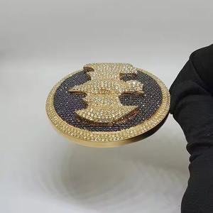 Pendentif Hip Hop indien en argent 925 personnalisé de qualité d'exportation Pendentifs fins en diamant pour la vente à l'exportation du fournisseur indien - Product Image 4