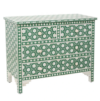 Table basse en résine faite à la main, style floral contemporain, art indien exotique, couleur personnalisée, meubles de salon pour usage domestique