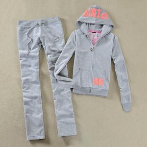 ชุดวอร์มสองชิ้นเอวสูงสีชมพูสำหรับผู้หญิงชุดวอร์มและกางเกง2025ฤดูใบไม้ผลิ/ฤดูใบไม้ร่วง - Product Image 2