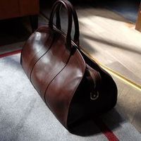 Sac de sport week-end et de voyage pour homme en cuir véritable durable avec logo personnalisé et fermeture éclair