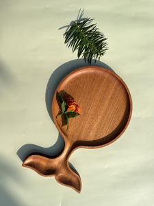 Plateau de vaisselle en forme de poisson à prix compétitif en bois naturel sans produits chimiques pour assiettes et plats décoratifs - Product Image 6